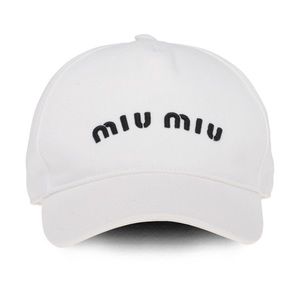 White miu miu cap